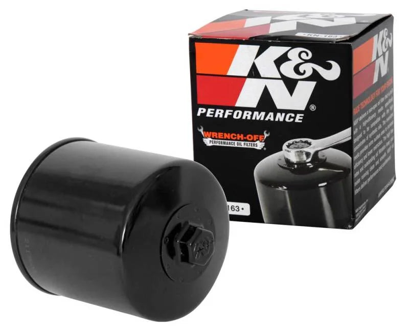 K&N BMW 3.031in OD x 3.531in H Oil Filter - Installation View