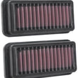 Load image into Gallery viewer, K&amp;N BMW X3M/X4M L6-3.0L F/I Turbo Drop In Air Filter - Side View
