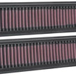 Load image into Gallery viewer, K&amp;N BMW X3M/X4M L6-3.0L F/I Turbo Drop In Air Filter - Back View