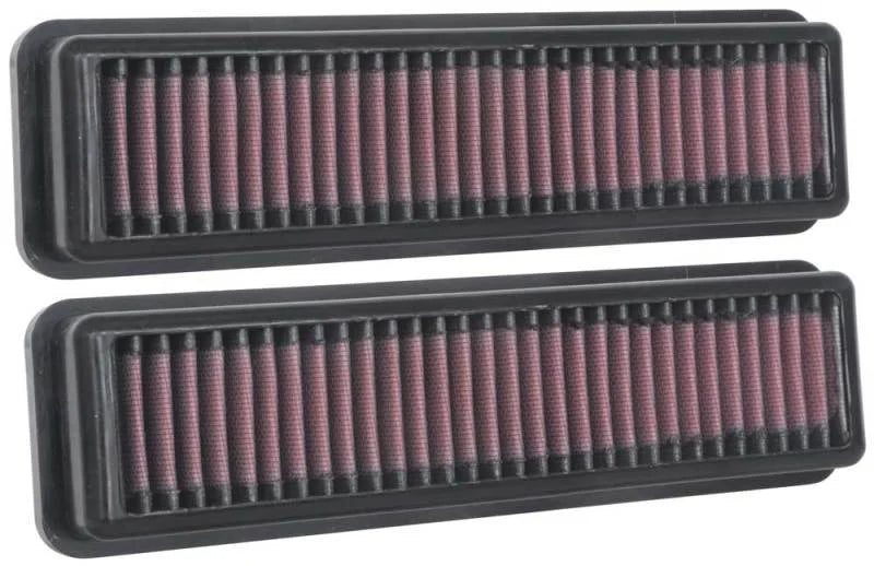 K&N BMW X3M/X4M L6-3.0L F/I Turbo Drop In Air Filter - Back View