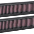 Load image into Gallery viewer, K&amp;N BMW X3M/X4M L6-3.0L F/I Turbo Drop In Air Filter - Installation View