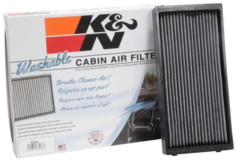K&N BMW X5/X5 M/X6/X6 M Cabin Air Filter - Back View