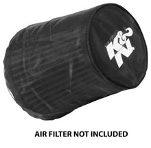 Load image into Gallery viewer, K&amp;N Black Drycharger Rectangle Straight Air Filter Wrap - Black - Main Product View