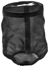 Load image into Gallery viewer, K&amp;N Black Drycharger Rectangle Straight Air Filter Wrap - Black - Side View
