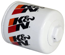 Load image into Gallery viewer, K&amp;N Buick / Chevrolet / Oldsmobile Performance Gold Oil Filter - Side View