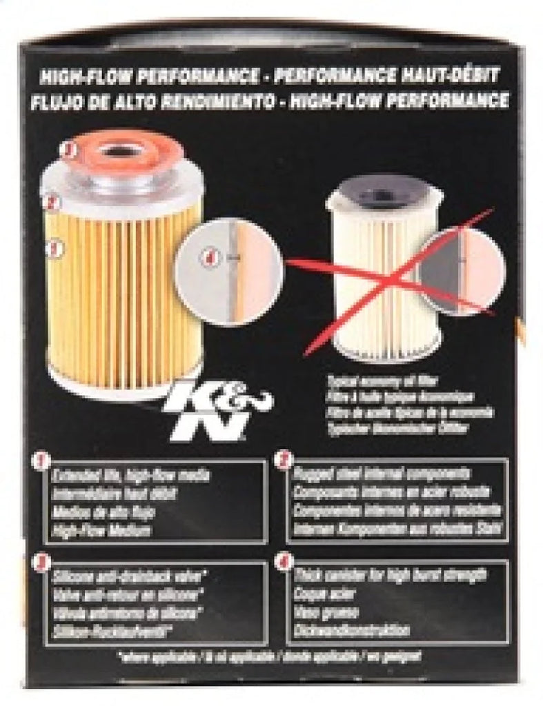 K&N Buick / Chevrolet / Oldsmobile Performance Gold Oil Filter - Additional View 8