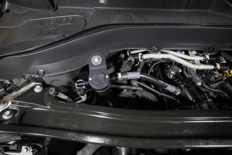 K&N Catch Can Oil Separator fits 2020-2025 Ford Explorer / 2020-2024 Lincoln Aviator 3.0L - Back View