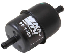 Load image into Gallery viewer, K&amp;N Cellulose Media Fuel Filter 1.688in OD x 3.813in L - Side View