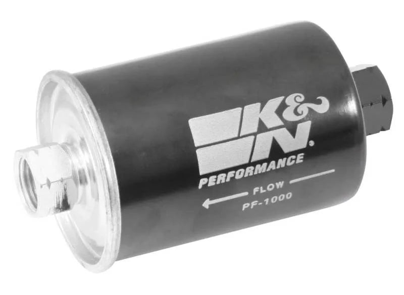K&N Cellulose Media Fuel Filter 2.125in OD x 4.281in L - Back View