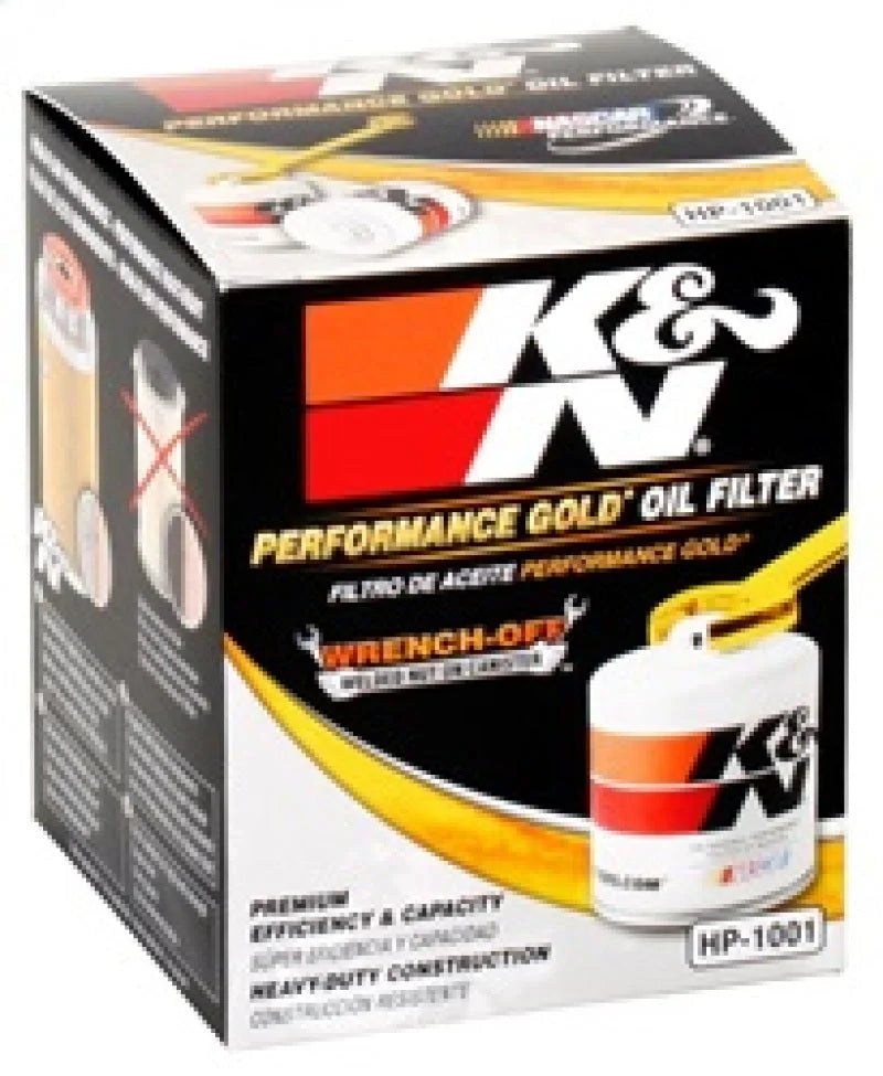 K&N Chevy / Pontiac / GMC / Buick Performance Gold Oil Filter - Additional View 6