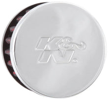 Load image into Gallery viewer, K&amp;N Clamp On Rubber Base Crankcase Vent Filter 0.5in Flange ID 2in OD 1.5in Height - Side View