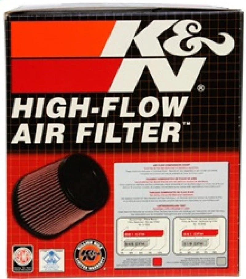 K&N Cone Filter 5in ID 6.5in base 4.5in top 5.625in height carbon fiber look - Additional View 6