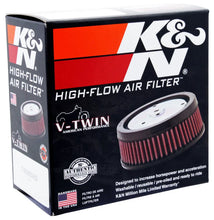 Load image into Gallery viewer, K&amp;N Custom Air Filter Round 5-3/8in OD x 4in ID x 2in H - Back View