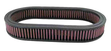 Load image into Gallery viewer, K&amp;N Custom Oval Air Filter 7.75in OW X 14.625in OL x 2in H - Main Product View