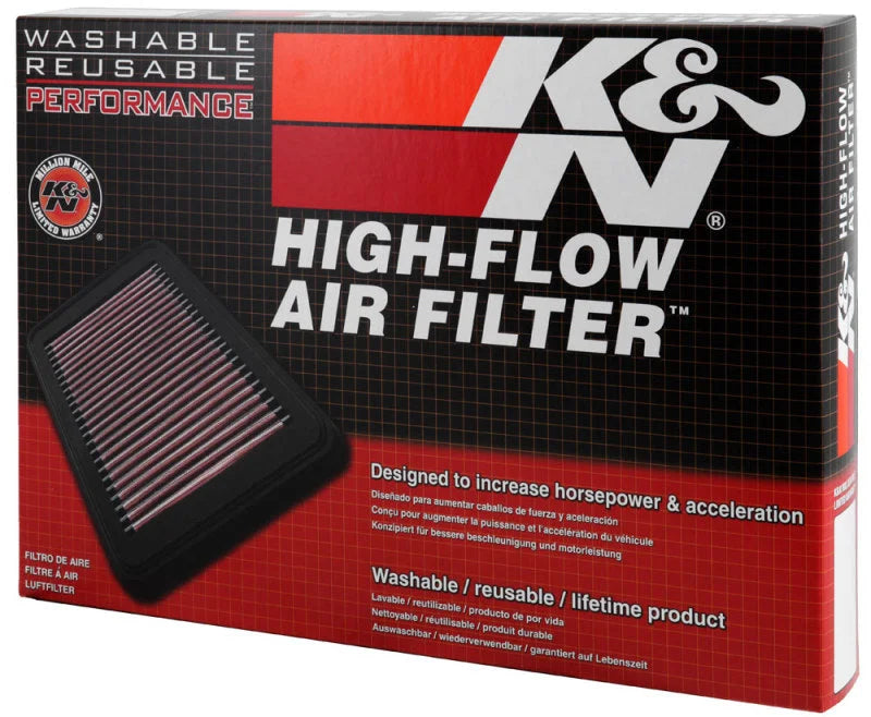 K&N Custom Oval Air Filter 7.75in OW X 14.625in OL x 2in H - Additional View 6