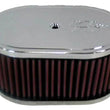 Load image into Gallery viewer, K&amp;N Custom Oval Race Filter L=7inch W=4inch H=3.25inch - Main Product View