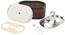 Load image into Gallery viewer, K&amp;N Custom Oval Red Race Filter 7in L x 4-1/2in W 3-1/4in H - Main Product View