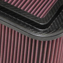 Load image into Gallery viewer, K&amp;N Custom Racing Assembly 19in x 6.5in Carbon Fiber Air Filter - Installation View