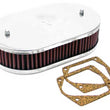 Load image into Gallery viewer, K&amp;N Custom Racing Assembly Bolt On Oval 6-8 Air Filter 2.188in Height 5.125 ID 3.156in Flange