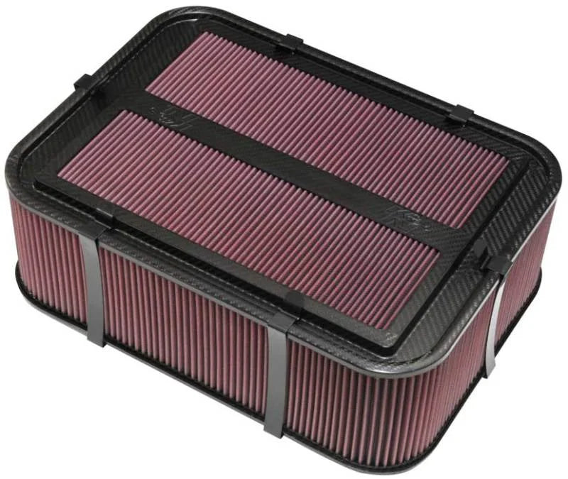 K&N Custom Racing Assembly Carbon Fiber Air Box - Large - Main Product View