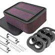 Load image into Gallery viewer, K&amp;N Custom Racing Assembly Generation 2 Carbon Fiber Air Box - Large w/ 2.50in Air Horn - Main Product View