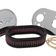 Load image into Gallery viewer, K&amp;N Custom Racing Assembly Oval Red - 1.75in Filer Height