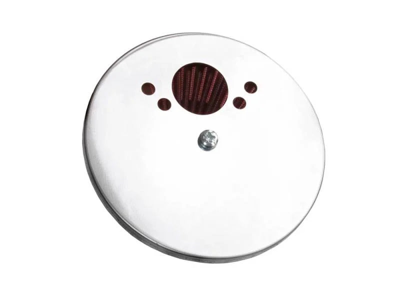 K&N Custom Racing Assembly - Round Tapered - Red 1.375in Neck Flange - 2.25in Over Height - Side View