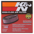 Load image into Gallery viewer, K&amp;N Custom Racing Assembly - Round Tapered - Red 1.375in Neck Flange - 2.25in Over Height - Back View