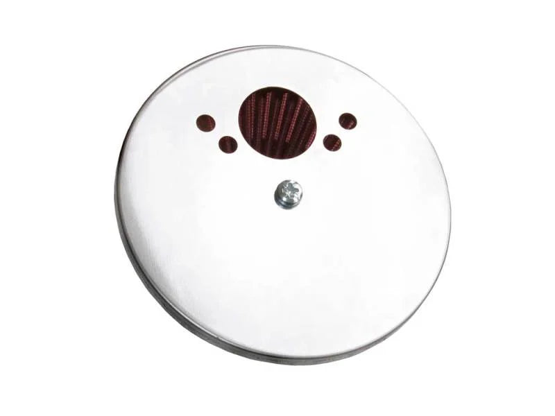 K&N Custom Racing Assembly - Round Tapered - Red 1.656in Neck Flange - 2.25in Over Height - Side View