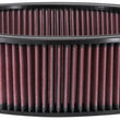 Load image into Gallery viewer, K&amp;N Custom Round Air Filter 14in OD 12in ID 4in Height - Side View