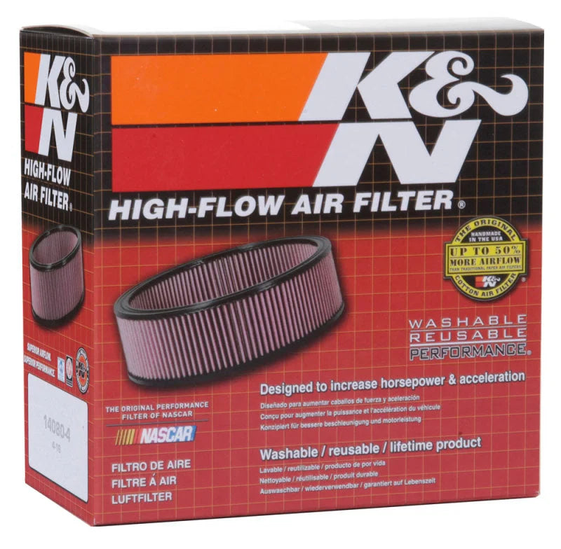 K&N Custom Round Racing Assembly Red 5.875in OD x 2.406in ID x 1.75in Height - Additional View 6