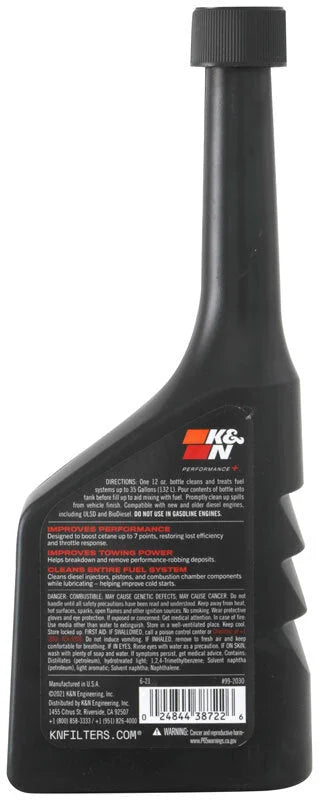 K&N Diesel Cetane Booster - 12oz - Side View