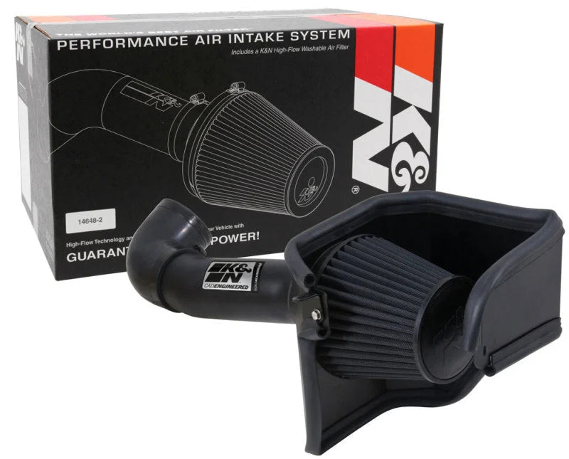 K&N Dodge/Chrysler 5.7/6.1L V8 Black Performance Intake Kit - Additional View 9