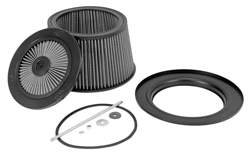 K&N Dominator Drag Race Assy 9inOD X 3inH - Side View
