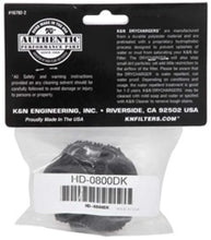 Load image into Gallery viewer, K&amp;N Drycharger Air Filter Wrap HD-0800 Black - Side View