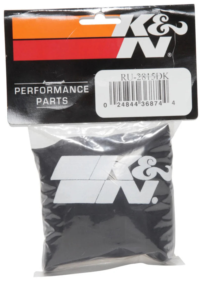 K&N Drycharger Air Filter Wrap RU-2815 Black - Back View