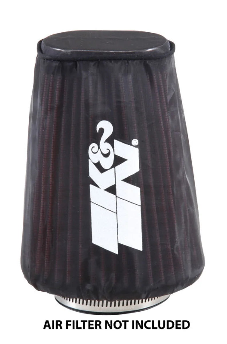 K&N Drycharger Black Air Filter Wrap - Side View