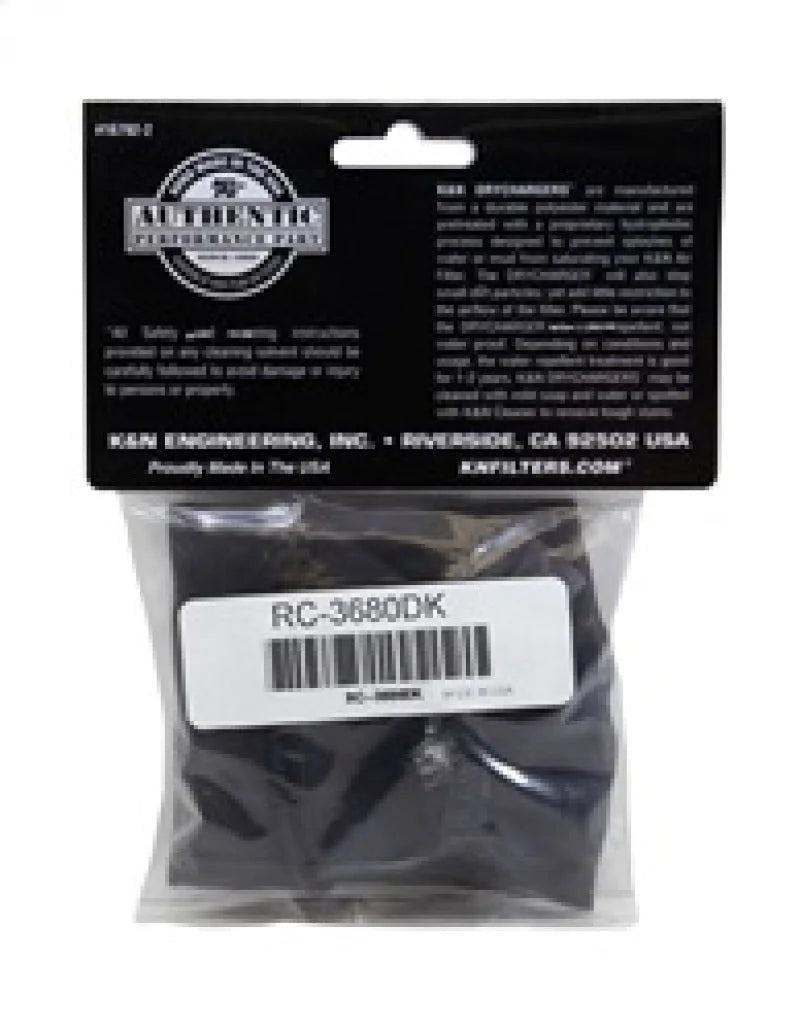 K&N Drycharger Black Air Filter Wrap - Additional View 5