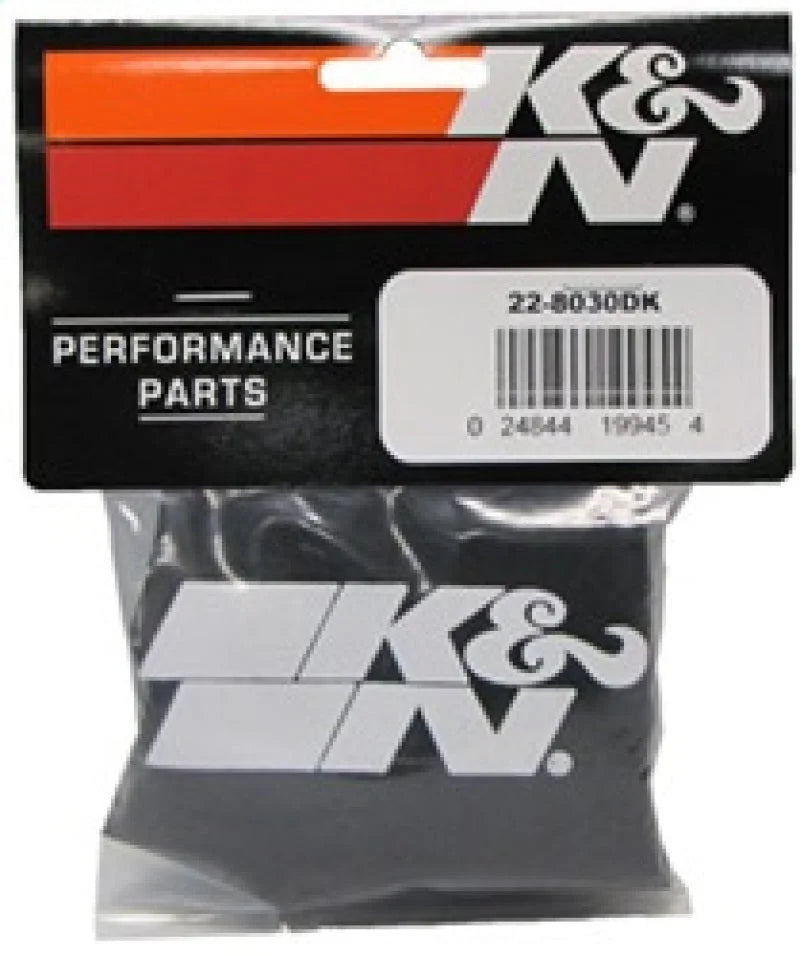 K&N Drycharger Black Air Filter Wrap RU-3120 - Side View