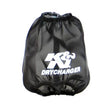 Load image into Gallery viewer, K&amp;N Drycharger Round Tapered Air Filter Wrap - Black 5.125in Base ID x 3.5in Top ID x 6in H