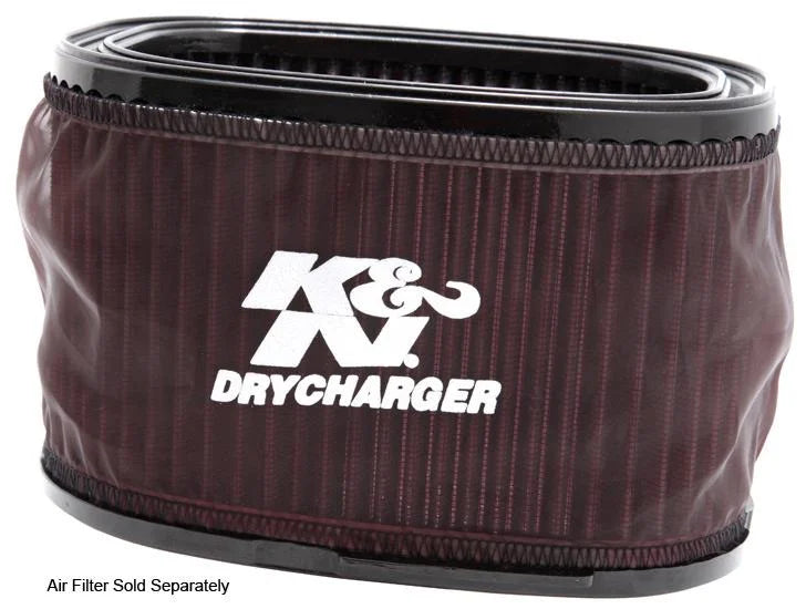 K&N Drycharger Wrap Black 191mm L 140mm W 121mm H - Main Product View