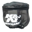 Load image into Gallery viewer, K&amp;N Drycharger Wrap Black 3in W 4in L Closed Top - Main Product View