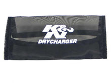 Load image into Gallery viewer, K&amp;N Drycharger Wrap Black 7.125in W 7.125in L - Main Product View