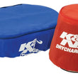 Load image into Gallery viewer, K&amp;N Drycharger Wrap Black 7.313in L 7.25in W 1.313in H - Side View
