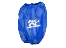 Load image into Gallery viewer, K&amp;N Drycharger Wrap Blue Custom 7.5in H - Main Product View