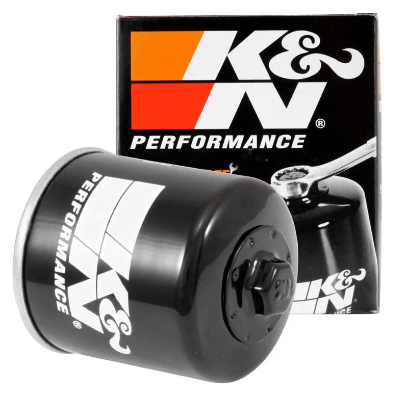 K&N Ducati / Cagiva 3.063in OD x 3.344in H Oil Filter - Installation View