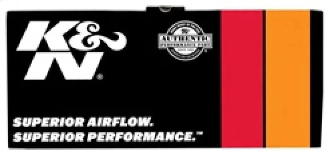 K&N 14in Red Custom Air Cleaner Assembly - 5.125in ID x 14in OD x 2.75in H x 1.25in Drop Base - Installation View