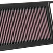 Load image into Gallery viewer, K&amp;N 15-18 Suzuki Baleno L4-1.2L F/I Replacement Drop In Air Filter - Side View