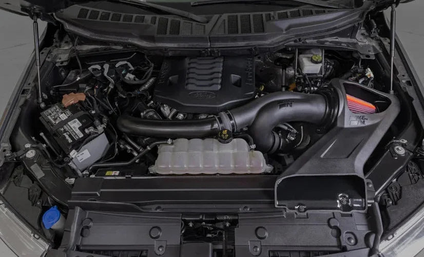 K&N 21-24 Ford F150 (3.5L V6) NextGen Cold Air Intake - Side View