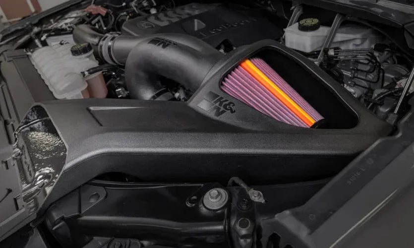 K&N 21-24 Ford F150 (3.5L V6) NextGen Cold Air Intake - Back View